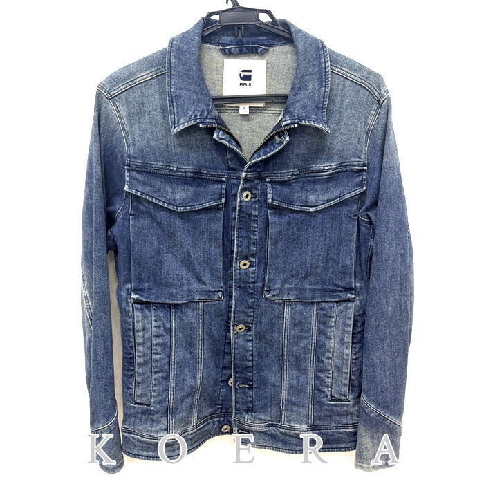 G-STAR ジースター デニムジャケット ブルー D14766 M VODAN-R DC 3D SLIM JACKET メンズ【中古】