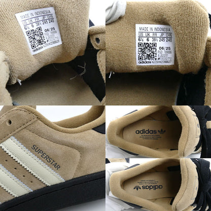 adidas アディダス スーパースターII スニーカー Brown / Cream White / Core Black JQ3221 24.5ｃｍ ユニセックス【中古】【美品】