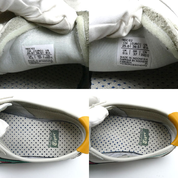 ONITSUKA TIGER オニツカタイガー メキシコ66 スニーカー BIRCH/GREEN 1183C102 25cm メンズ【中古】