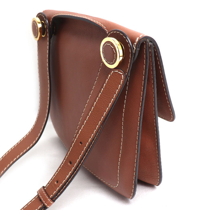 LOEWE ロエベ ショルダーバッグ ブラウン レディース【中古】