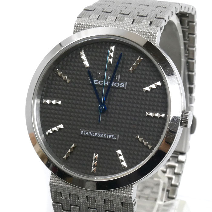 TECHNOS テクノス 腕時計 電池式 T9C17SE メンズ【中古】