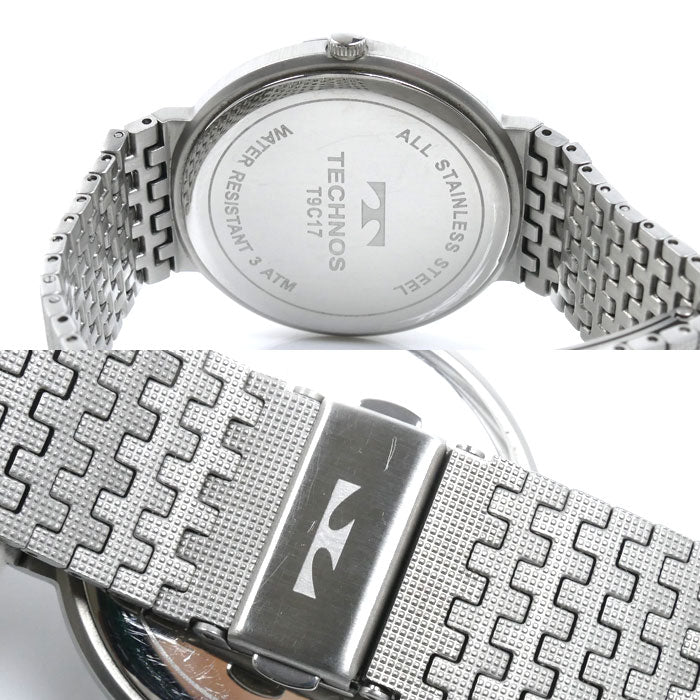 TECHNOS テクノス 腕時計 電池式 T9C17SE メンズ【中古】