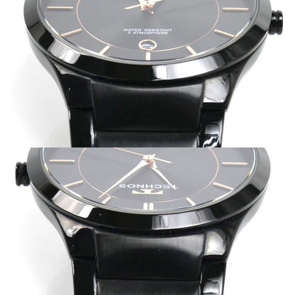 TECHNOS テクノス 腕時計 電池式 ブラック T9C14BB メンズ【中古】
