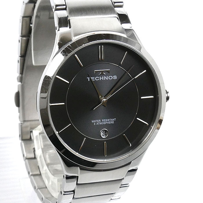 TECHNOS テクノス 腕時計 電池式 T9C14SB メンズ【中古】