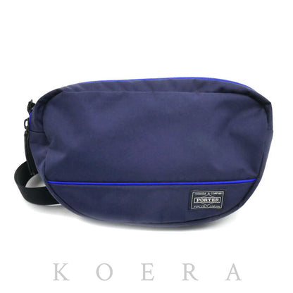 PORTER ポーター ポーターガール ムース （L） ショルダーバッグ ネイビー 751-18179 レディース【中古】