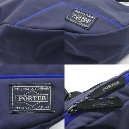 PORTER ポーター ポーターガール ムース （L） ショルダーバッグ ネイビー 751-18179 レディース【中古】