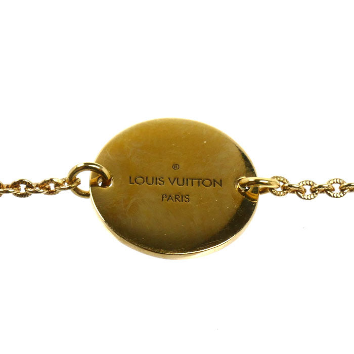LOUIS VUITTON ルイ・ヴィトン メタル コリエ メダル ミニ ウィンザー ブレスレット M67354 LB1118 18.5cm レディース【中古】