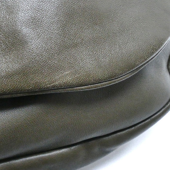 SAINT LAURENT サンローラン ジェイミー 4.3 ラージ ショルダーバッグ カーキ 742431 レディース【中古】