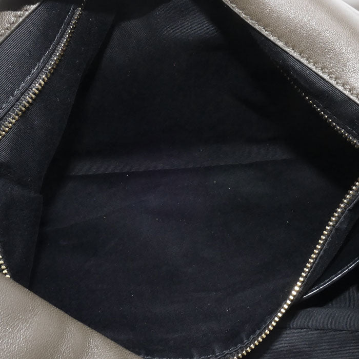 SAINT LAURENT サンローラン ジェイミー 4.3 ラージ ショルダーバッグ カーキ 742431 レディース【中古】