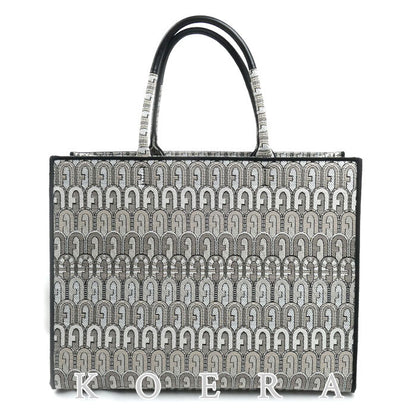 Furla フルラ オポチュニティ ラージ トートバッグ グレー系 WB00255 レディース【中古】【美品】
