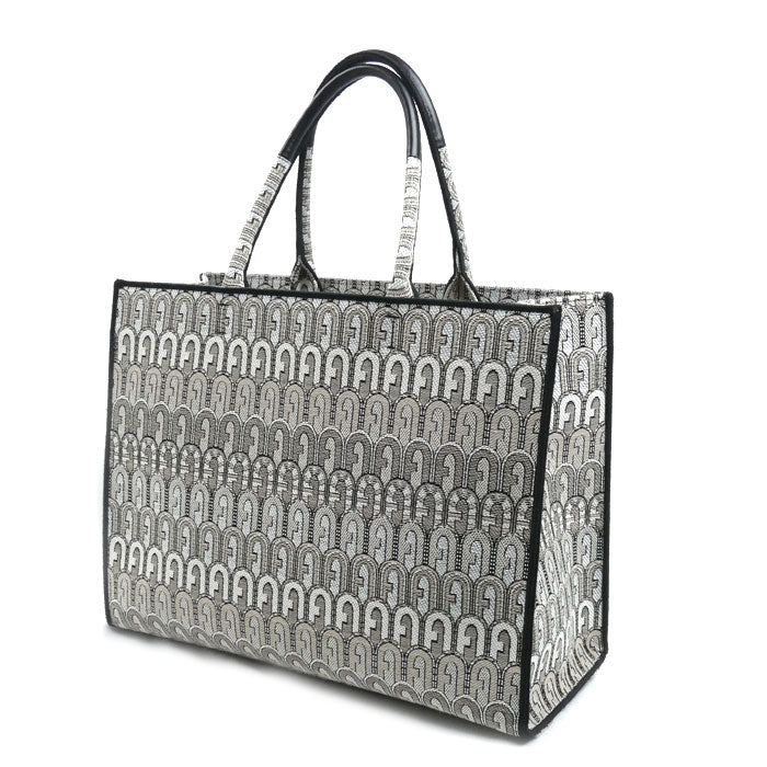 Furla フルラ オポチュニティ ラージ トートバッグ グレー系 WB00255 レディース【中古】【美品】