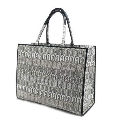 Furla フルラ オポチュニティ ラージ トートバッグ グレー系 WB00255 レディース【中古】【美品】