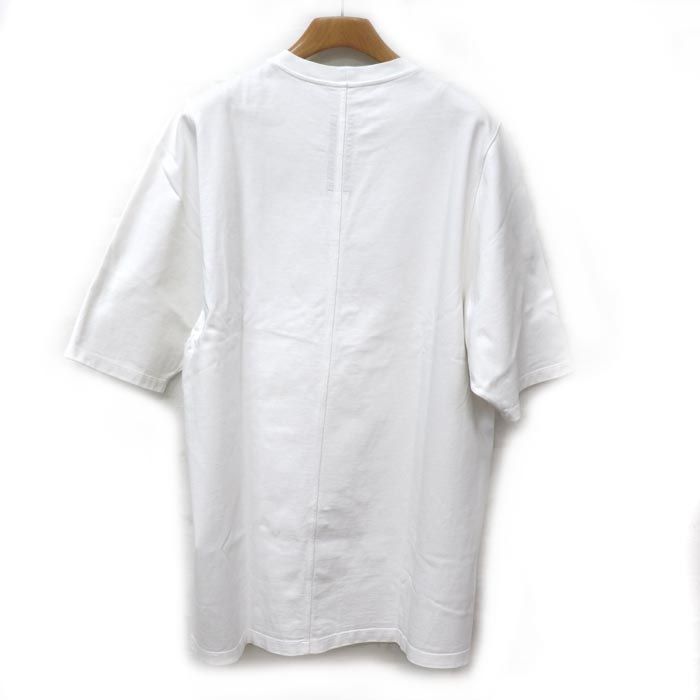 Rick Owens リックオウエンス オーバーサイズT 半袖Ｔシャツ ホワイト RU19S2282-BA M メンズ【中古】