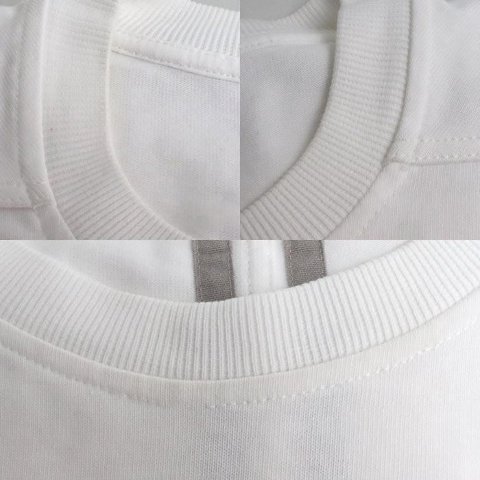 Rick Owens リックオウエンス オーバーサイズT 半袖Ｔシャツ ホワイト RU19S2282-BA M メンズ【中古】