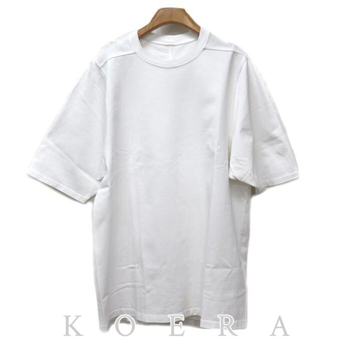 Rick Owens リックオウエンス オーバーサイズT 半袖Ｔシャツ ホワイト RU19S2282-BA M メンズ【中古】