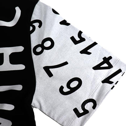 MAISON MARGIELA メゾンマルジェラ ビッグ ナンバリング ロゴ 半袖Ｔシャツ ブラック S50GC0562 S22816 44 メンズ【中古】