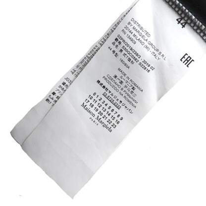 MAISON MARGIELA メゾンマルジェラ ビッグ ナンバリング ロゴ 半袖Ｔシャツ ブラック S50GC0562 S22816 44 メンズ【中古】