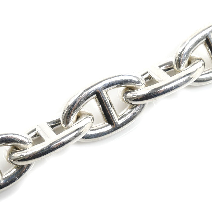 HERMES エルメス シルバー925 シェーヌダンクルGM ブレスレット 110.5g 12コマ メンズ【中古】