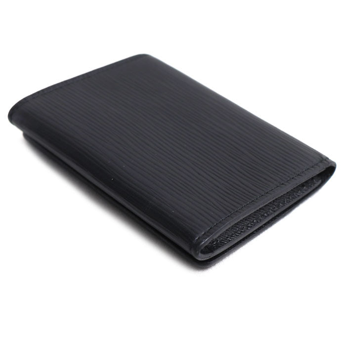 LOUIS VUITTON ルイ・ヴィトン アンヴェロップ カルト ドゥ ヴィジェット カードケース ブラック M56582 CA2117 ユニセックス【中古】
