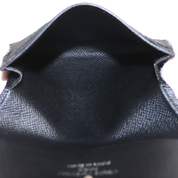 LOUIS VUITTON ルイ・ヴィトン アンヴェロップ カルト ドゥ ヴィジェット カードケース ブラック M56582 CA2117 ユニセックス【中古】