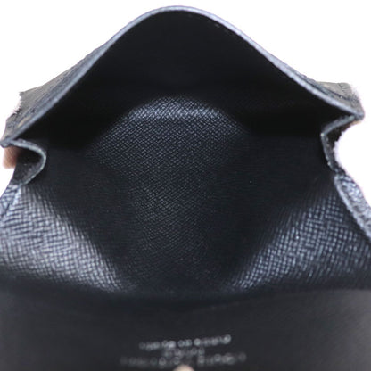 LOUIS VUITTON ルイ・ヴィトン アンヴェロップ カルト ドゥ ヴィジェット カードケース ブラック M56582 CA2117 ユニセックス【中古】
