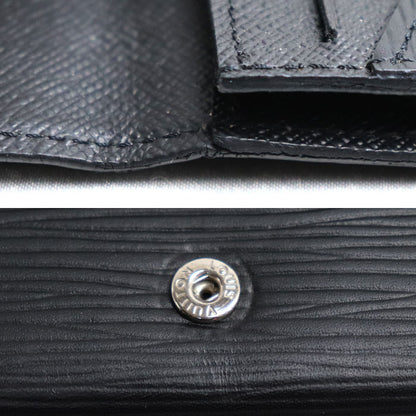 LOUIS VUITTON ルイ・ヴィトン アンヴェロップ カルト ドゥ ヴィジェット カードケース ブラック M56582 CA2117 ユニセックス【中古】