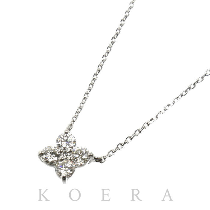 Vendome Aoyama ヴァンドーム青山 Pt950プラチナ Pt850プラチナ カローラ ネックレス ダイヤモンド0.41ct 2.5g 40cm レディース【中古】