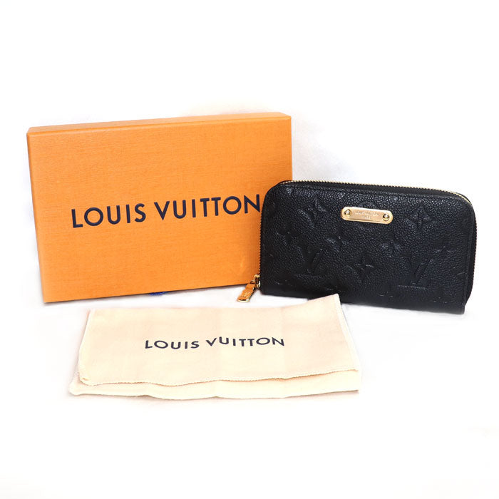 LOUIS VUITTON ルイ・ヴィトン マーゴット ウォレット 長財布 ラウンドファスナー ラウンドファスナー ミニ財布 アンプラント M12425 ICチップ レディース【中古】【美品】