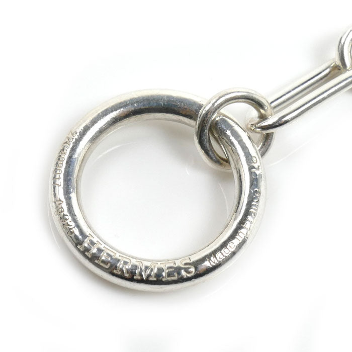 HERMES エルメス シルバー925 シェーヌダンクル パンク PM ブレスレット H122400B 00ST 17.7g レディース【中古】