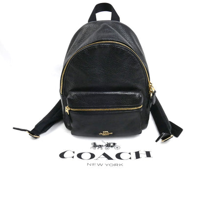 COACH コーチ ミニ チェリー バックパック リュック・デイパック ブラック F28995 レディース【中古】
