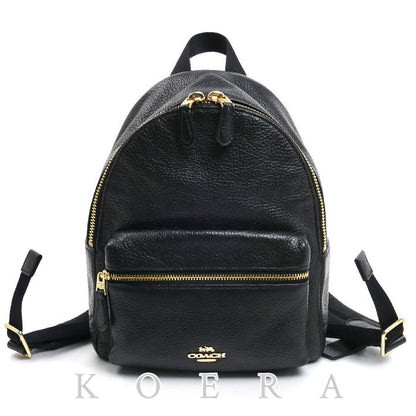 COACH コーチ ミニ チェリー バックパック リュック・デイパック ブラック F28995 レディース【中古】