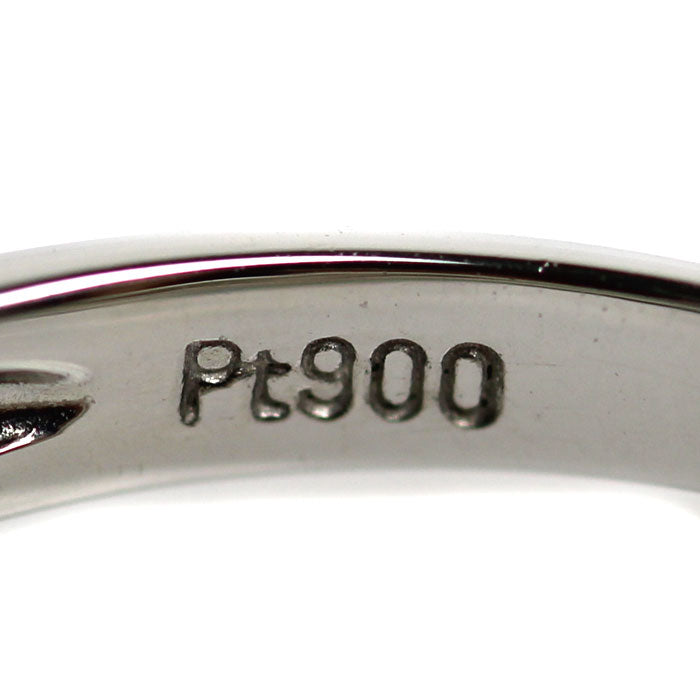 Pt900プラチナ リング・指輪 ムーンストーン 7号 3.2g レディース【中古】