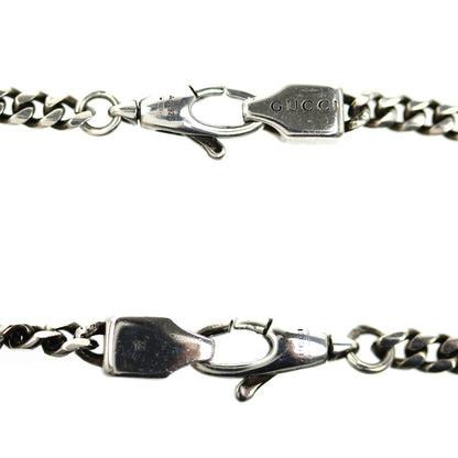 GUCCI グッチ シルバー925 インターロッキングG ブレスレット 678657 J8410 8191 5.3g ユニセックス【中古】