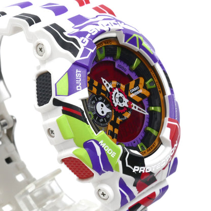 CASIO カシオ G-SHOCK エヴァンゲリオン 30th 腕時計 電池式 マルチカラー GA-110EVA30-7AJR メンズ【中古】【美品】