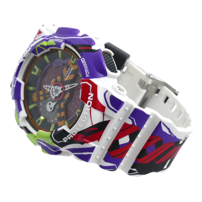 CASIO カシオ G-SHOCK エヴァンゲリオン 30th 腕時計 電池式 マルチカラー GA-110EVA30-7AJR メンズ【中古】【美品】