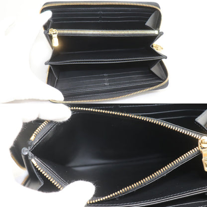 LOUIS VUITTON ルイ・ヴィトン ジッピーウォレット 長財布 モノグラムエンボス ノワール M81510 IC レディース【中古】