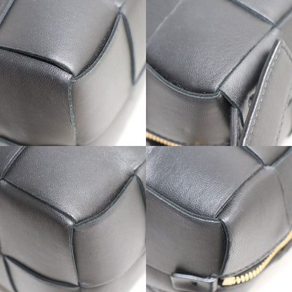 BOTTEGAVENETA ボッテガヴェネタ ブリック カセット ショルダーバッグ ブラック 709360 IC レディース【中古】