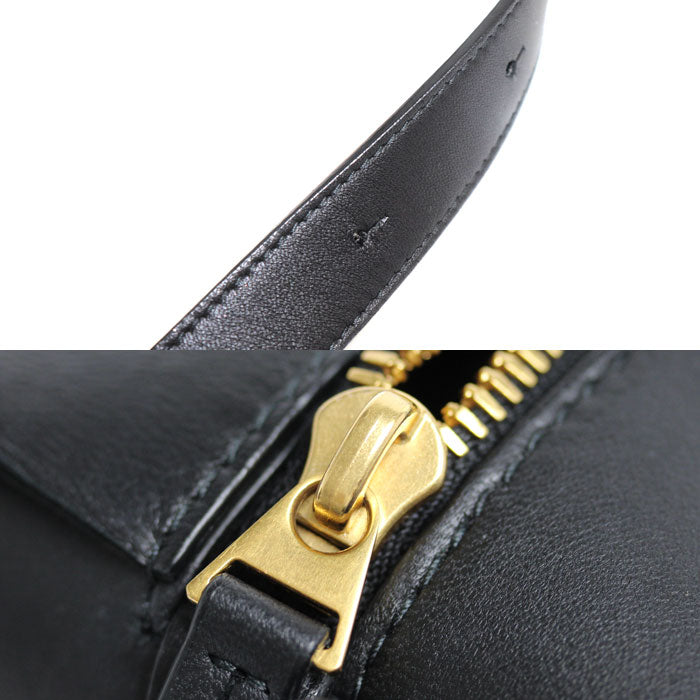 BOTTEGAVENETA ボッテガヴェネタ ブリック カセット ショルダーバッグ ブラック 709360 IC レディース【中古】