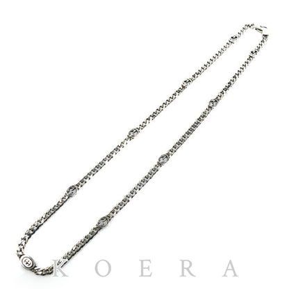 GUCCI グッチ シルバー925 インターロッキングG ネックレス 678661 19.5g 50cm ユニセックス【中古】