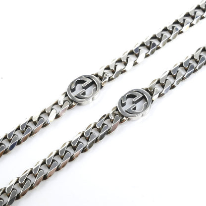 GUCCI グッチ シルバー925 インターロッキングG ネックレス 678661 19.5g 50cm ユニセックス【中古】