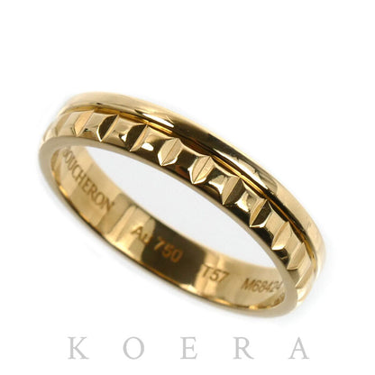 Boucheron ブシュロン K18YG イエローゴールド キャトルラディアント リング・指輪 JAL00251 16.5号 57 4.5g ユニセックス【中古】【美品】