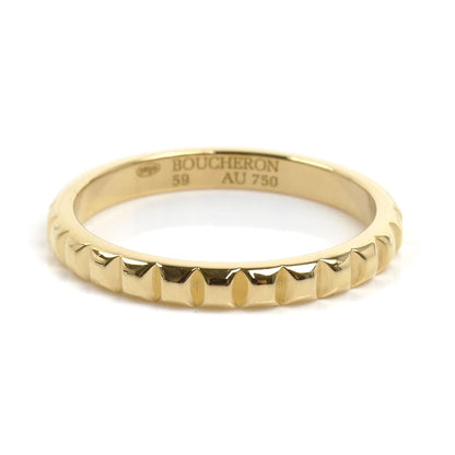 Boucheron ブシュロン K18YG イエローゴールド クルドパリ ミディアム リング・指輪 JAL00008 18.5号 59 3.9g メンズ【中古】