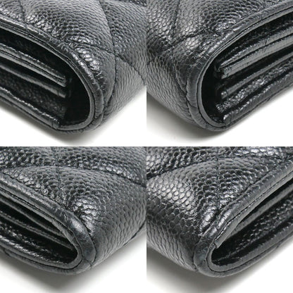 CHANEL シャネル マトラッセ ロングフラップウォレット 長財布 ブラック AP1723 レディース【中古】