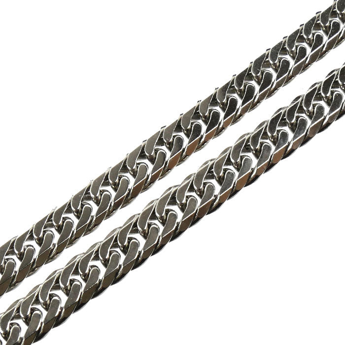 Pt850プラチナ ネックレス 喜平6面Wカット 79.9g 60cm メンズ【中古】