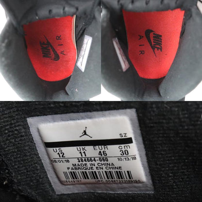 NIKE ナイキ エアジョーダン 6 レトロOG スニーカー ブラック 384664-060 30cm メンズ【中古】