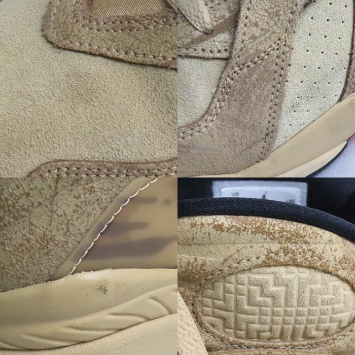 NIKE ナイキ 八村塁×ナイキ エアジョーダン8 レトロ スニーカー ベージュ DO2496-700 30cm メンズ【中古】