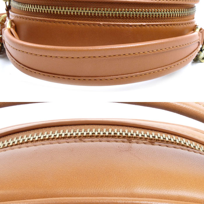 COACH コーチ ランチボックス トップハンドル 2Wayショルダーバッグ ブラウン C4678 レディース【中古】【美品】