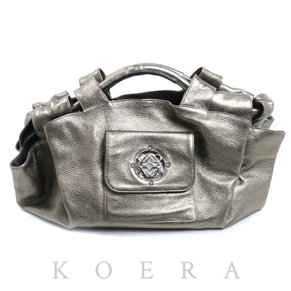 LOEWE ロエベ ナッパアイレ ハンドバッグ ゴールド系 370.70.624 レディース【中古】