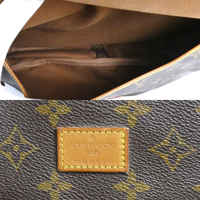 LOUIS VUITTON ルイ・ヴィトン ソミュール ショルダーバッグ モノグラム M42256 FH0913 USA レディース【中古】