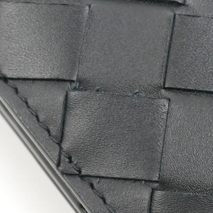 BOTTEGAVENETA ボッテガヴェネタ イントレチャート 札入れ 長財布 ブラック 635567 V3US1 8803 メンズ【中古】【美品】